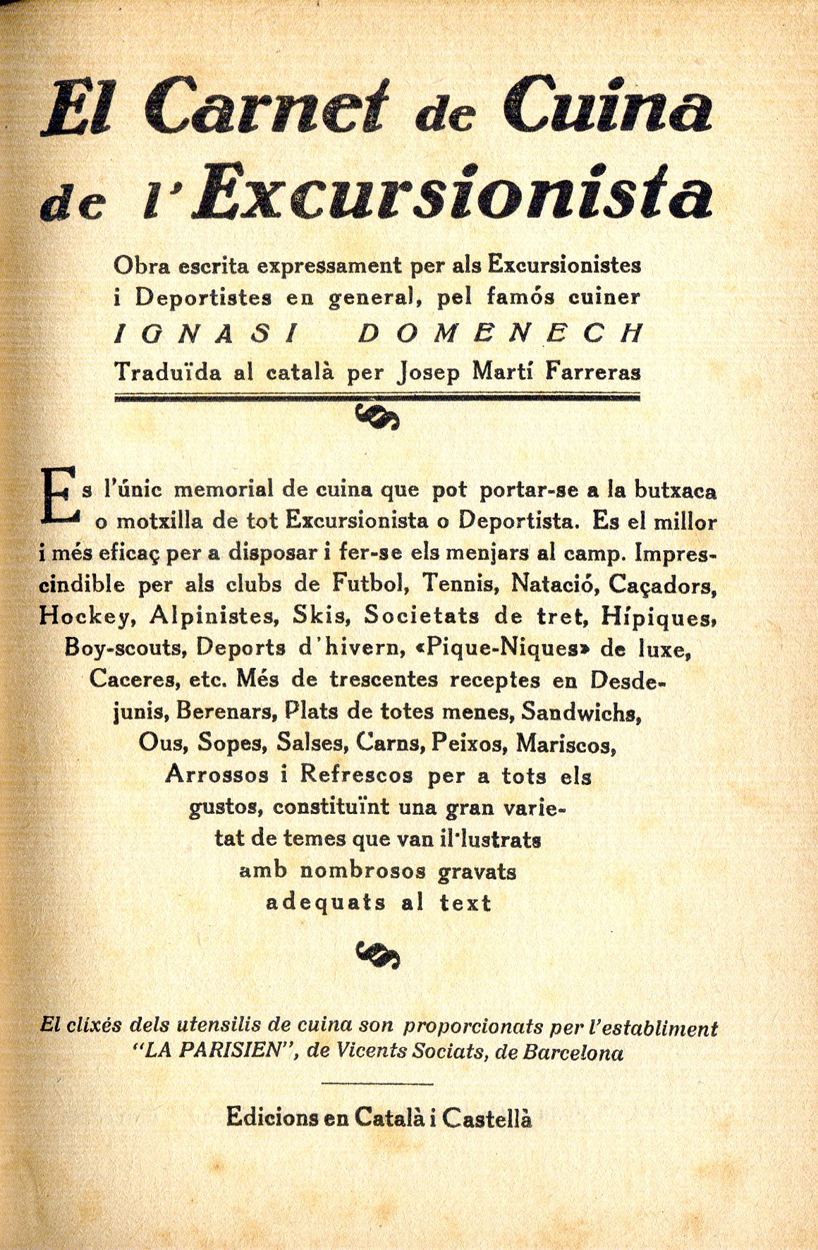 carnet de cuina de l'excursionista, El - Miniatura 3